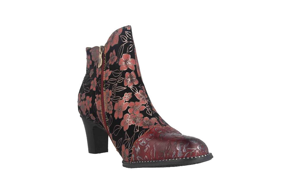 Laura Vita Stiefeletten in Übergrößen Mehrfarbig ELCODIEO 212 Cerise große Damenschuhe Online