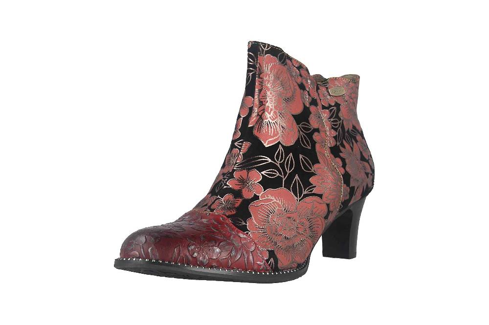 Laura Vita Stiefeletten in Übergrößen Mehrfarbig ELCODIEO 212 Cerise große Damenschuhe Online