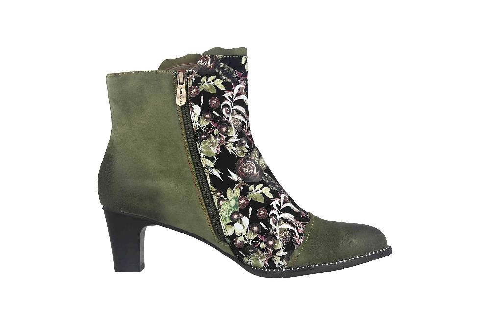 Laura Vita Stiefeletten in Übergrößen Mehrfarbig ELCODIEO 1223 Vert große Damenschuhe Auslauf