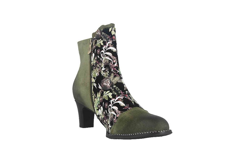 Laura Vita Stiefeletten in Übergrößen Mehrfarbig ELCODIEO 1223 Vert große Damenschuhe Auslauf
