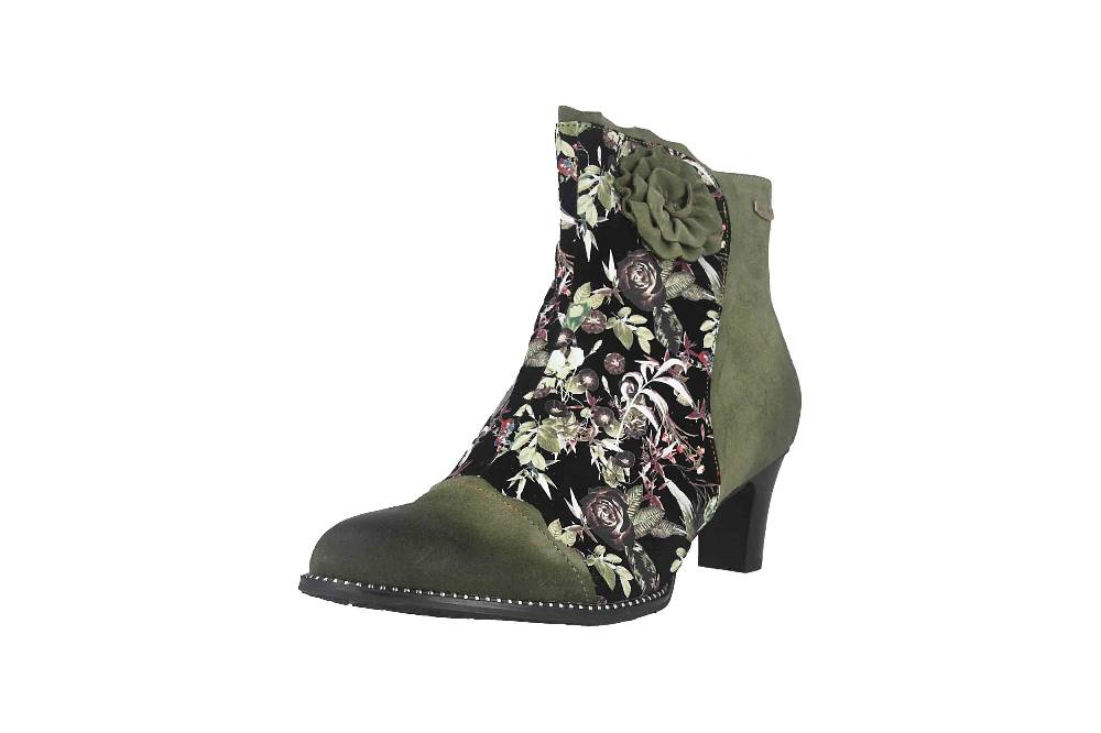 Laura Vita Stiefeletten in Übergrößen Mehrfarbig ELCODIEO 1223 Vert große Damenschuhe Auslauf