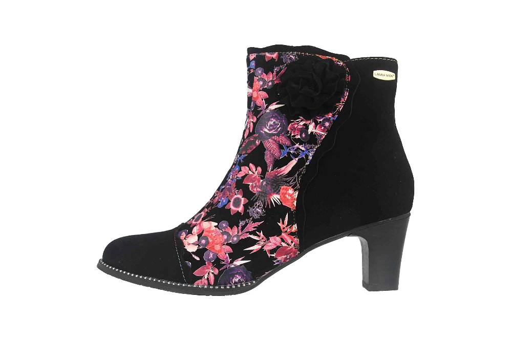 Laura Vita Stiefeletten in Übergrößen Mehrfarbig ELCODIEO 1223 Noir große Damenschuhe Verkauf