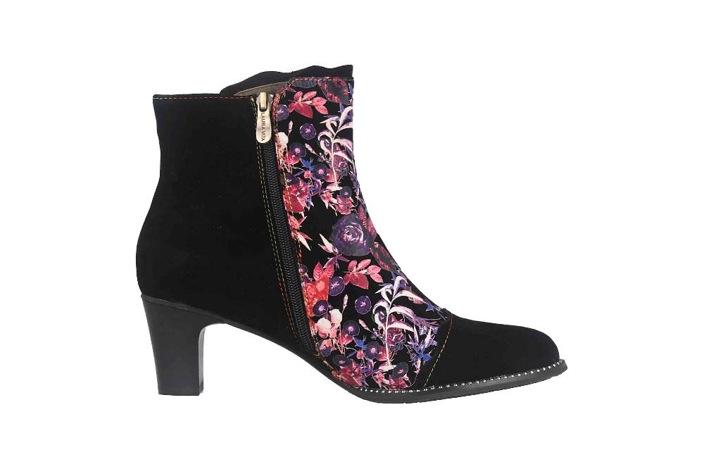 Laura Vita Stiefeletten in Übergrößen Mehrfarbig ELCODIEO 1223 Noir große Damenschuhe Verkauf