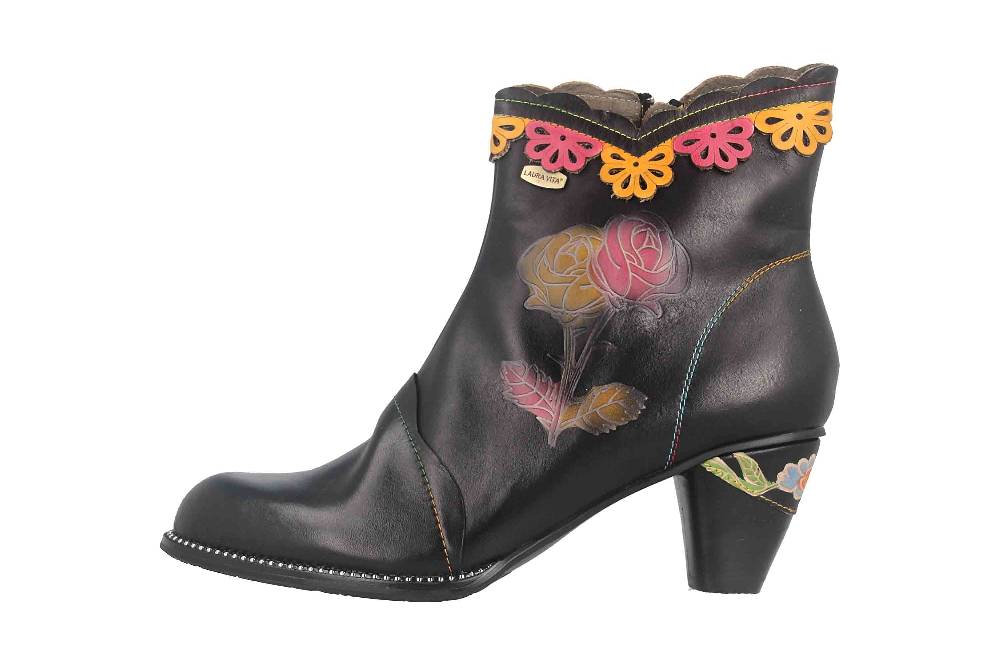 Laura Vita Stiefeletten in Übergrößen Schwarz ALCIZEEO 72 Noir große Damenschuhe Hotsell