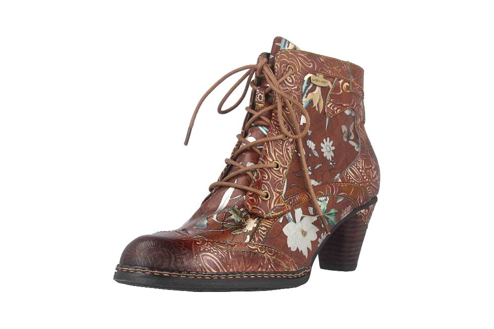 Laura Vita Stiefel in Übergrößen Braun ALCIZEEO 01 Marron große Damenschuhe Fabrikverkauf