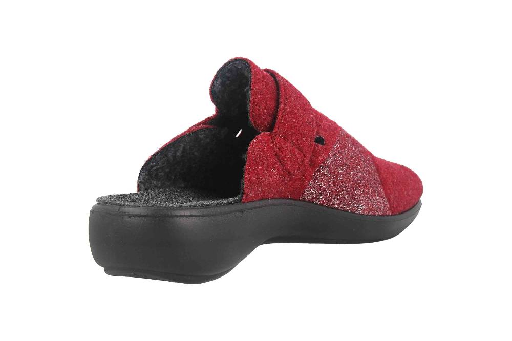 Westland Korsika 308 Clogs & Hausschuhe in Übergrößen Rot 15308-PL315-460 große Damenschuhe Fabrik Onlineshop