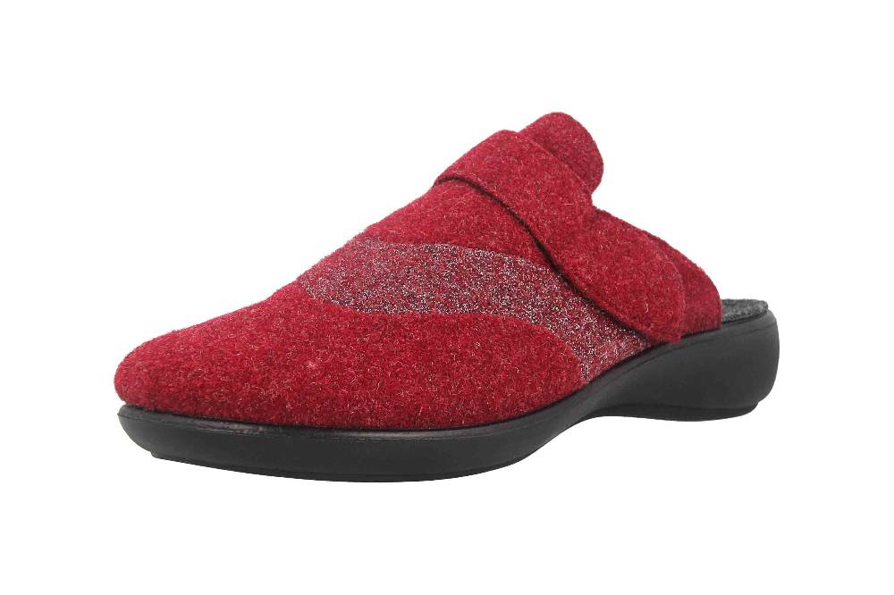 Westland Korsika 308 Clogs & Hausschuhe in Übergrößen Rot 15308-PL315-460 große Damenschuhe Fabrik Onlineshop