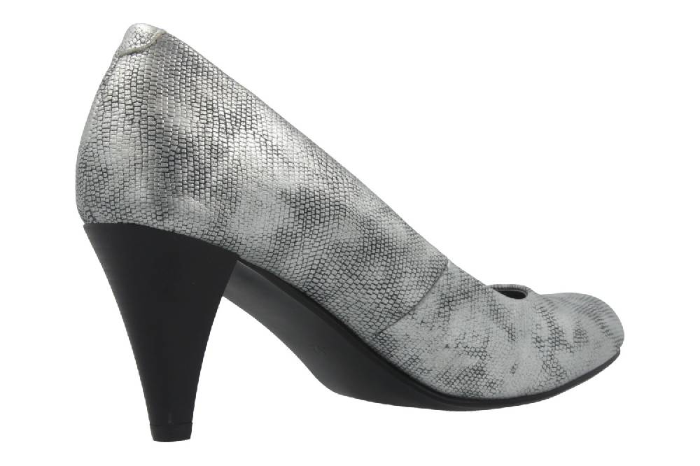 Fitters Footwear Pumps in Übergrößen Silber 2.469201 Silver PU Metallic große Damenschuhe Online Shopping