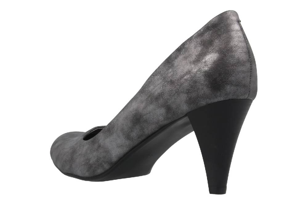 Fitters Footwear Pumps in Übergrößen Schwarz 2.469201 Black Metallic große Damenschuhe Exklusivangebot