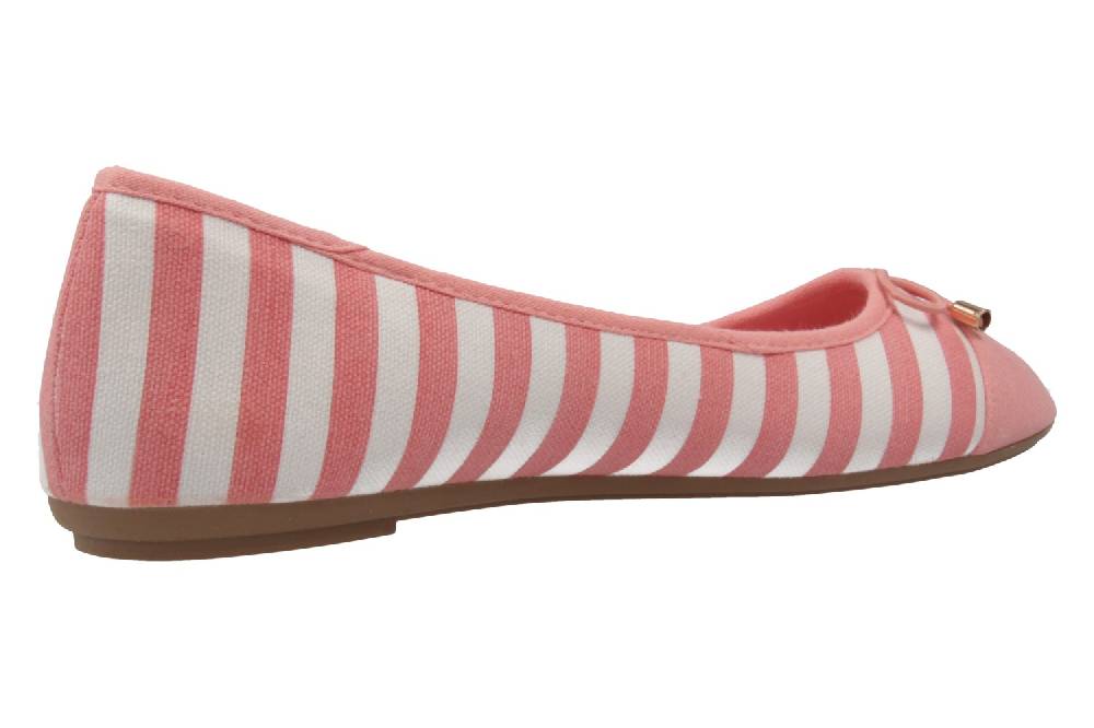Fitters Footwear Grace Ballerinas in Übergrößen Pink 2.514343 L.Pink/White große Damenschuhe Saisonschlussverkauf