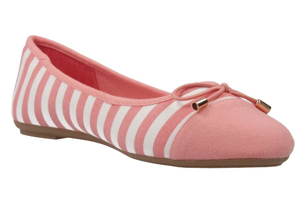 Fitters Footwear Grace Ballerinas in Übergrößen Pink 2.514343 L.Pink/White große Damenschuhe Saisonschlussverkauf