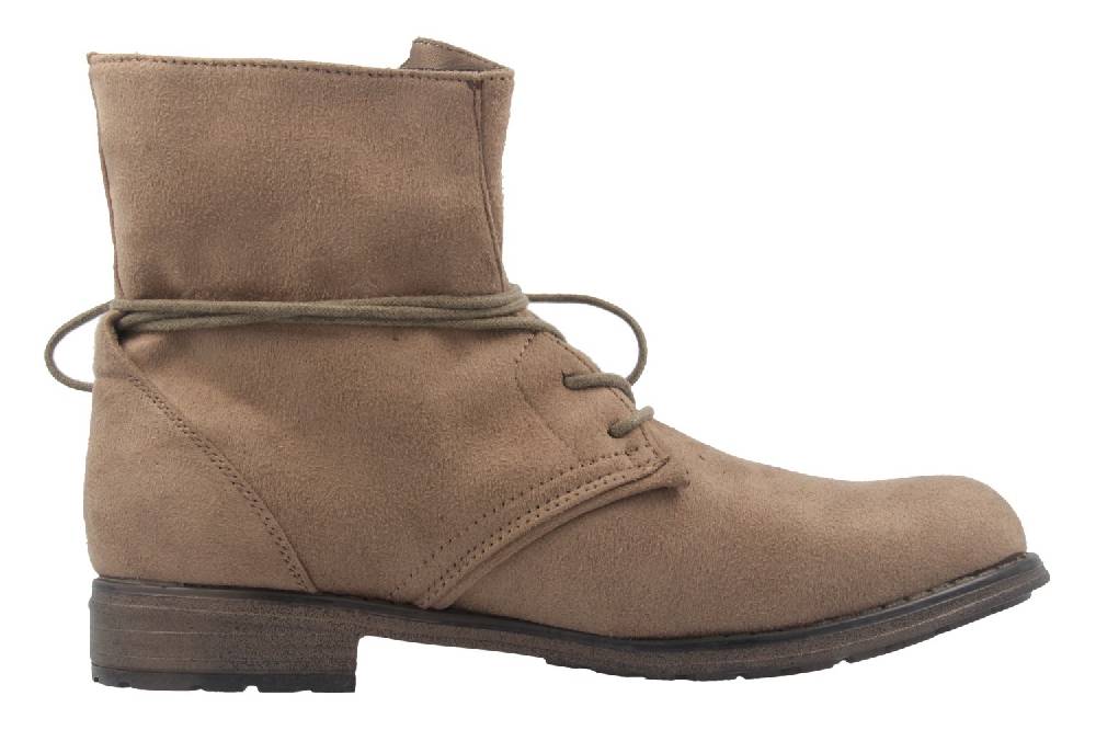 Fitters Footwear Boots in Übergrößen Beige NEW-19860 große Damenschuhe Cyber Monday
