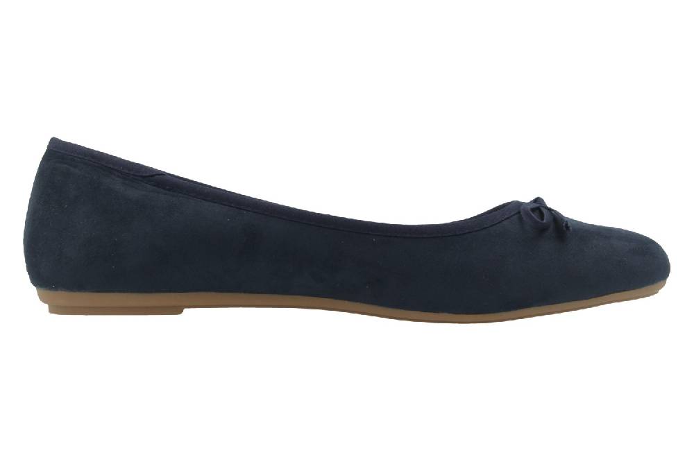 Fitters Footwear Ballerinas in Übergrößen Blau 2.589601 Helen Navy Micro große Damenschuhe Jubiläumsangebot