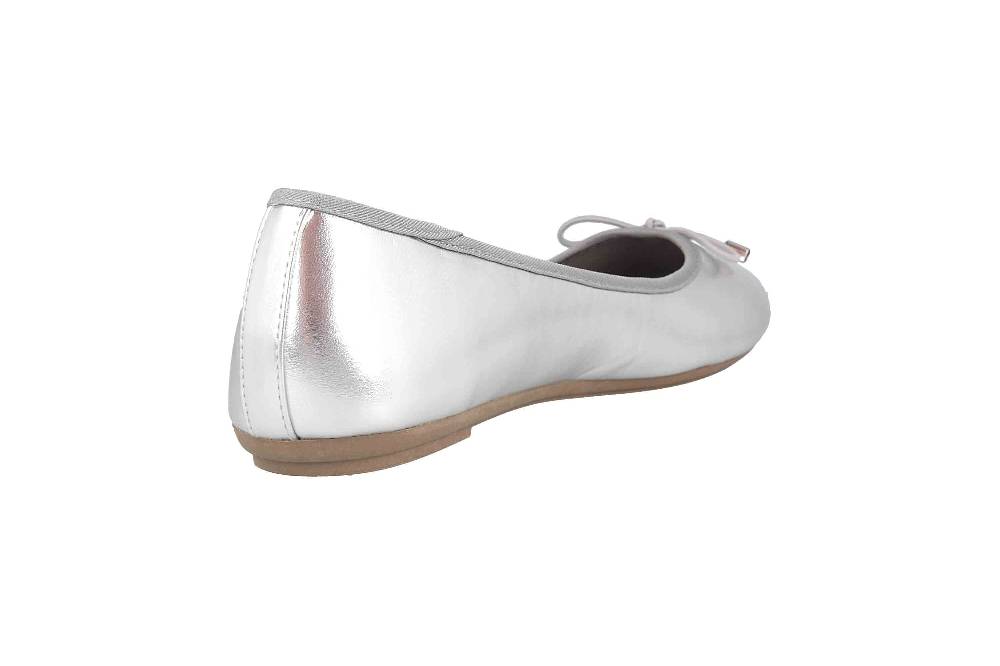 Fitters Footwear Claudia Ballerinas in Übergrößen Silber 2.514361 Silver Metallic große Damenschuhe Online Outlet