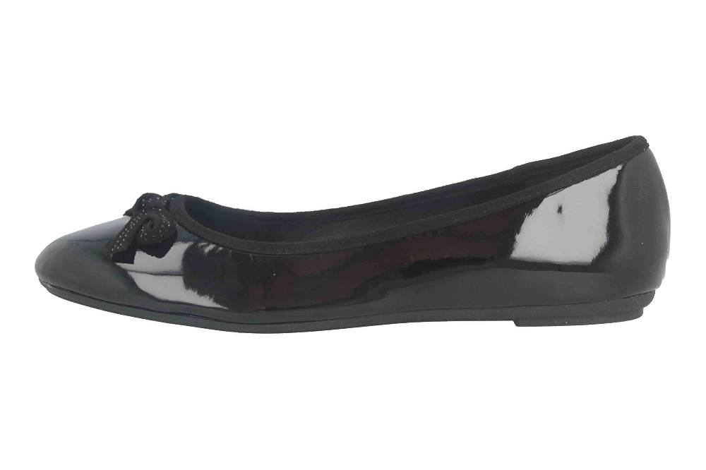 Fitters Footwear Liv Ballerinas in Übergrößen Schwarz 2BB0882002 Black Patent große Damenschuhe Zeitlich begrenztes Angebot