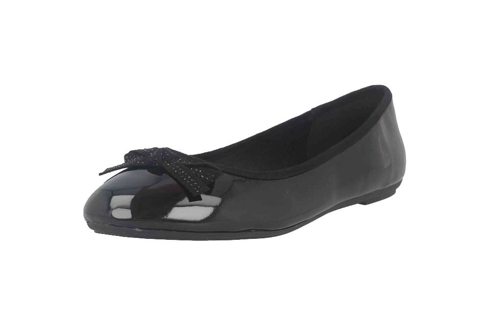 Fitters Footwear Liv Ballerinas in Übergrößen Schwarz 2BB0882002 Black Patent große Damenschuhe Zeitlich begrenztes Angebot