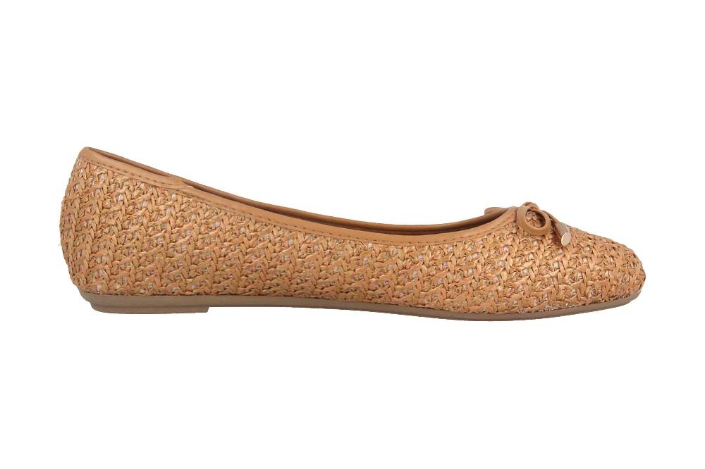 Fitters Footwear Lisett Ballerinas in Übergrößen Braun 2BB0882001 Cognac große Damenschuhe Exklusive Angebote