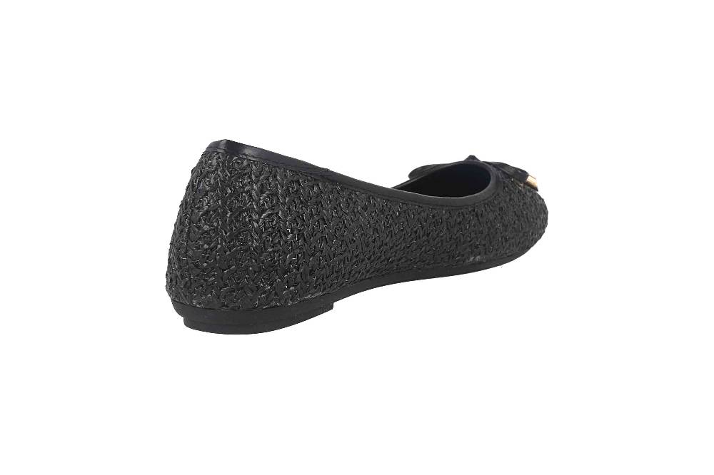 Fitters Footwear Lisett Ballerinas in Übergrößen Schwarz 2BB0882001 Black PU große Damenschuhe Große Rabatte