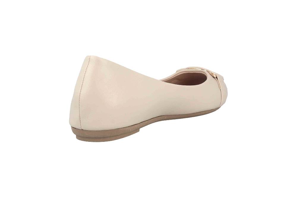 Fitters Footwear Iris Ballerinas in Übergrößen Beige 2BB0882004 Beige PU große Damenschuhe Neuheiten