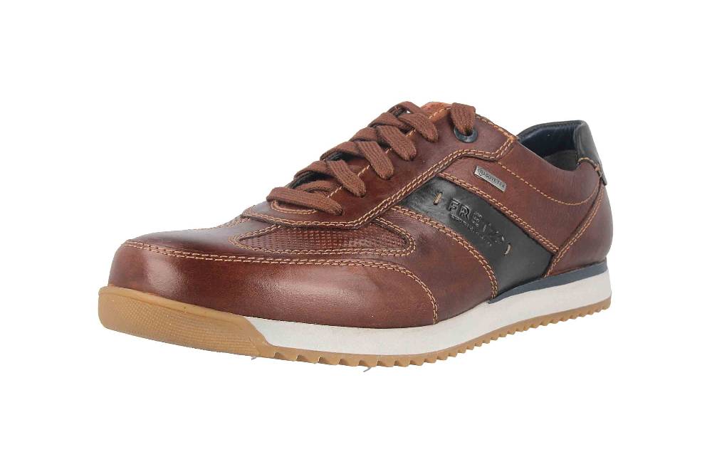 Fretz Men Tobias Halbschuhe in Übergrößen Braun 6630.2910-82 große Herrenschuhe Neueste Stile