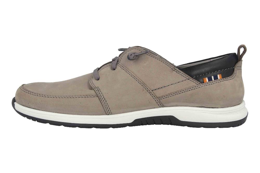 Fretz Men Arezzo Halbschuhe in Übergrößen Grau 4826.7677-96 große Herrenschuhe