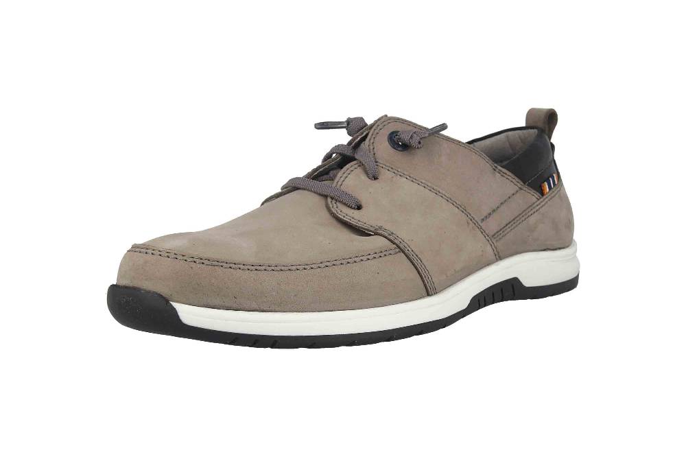 Fretz Men Arezzo Halbschuhe in Übergrößen Grau 4826.7677-96 große Herrenschuhe Bis zu 50% Rabatt