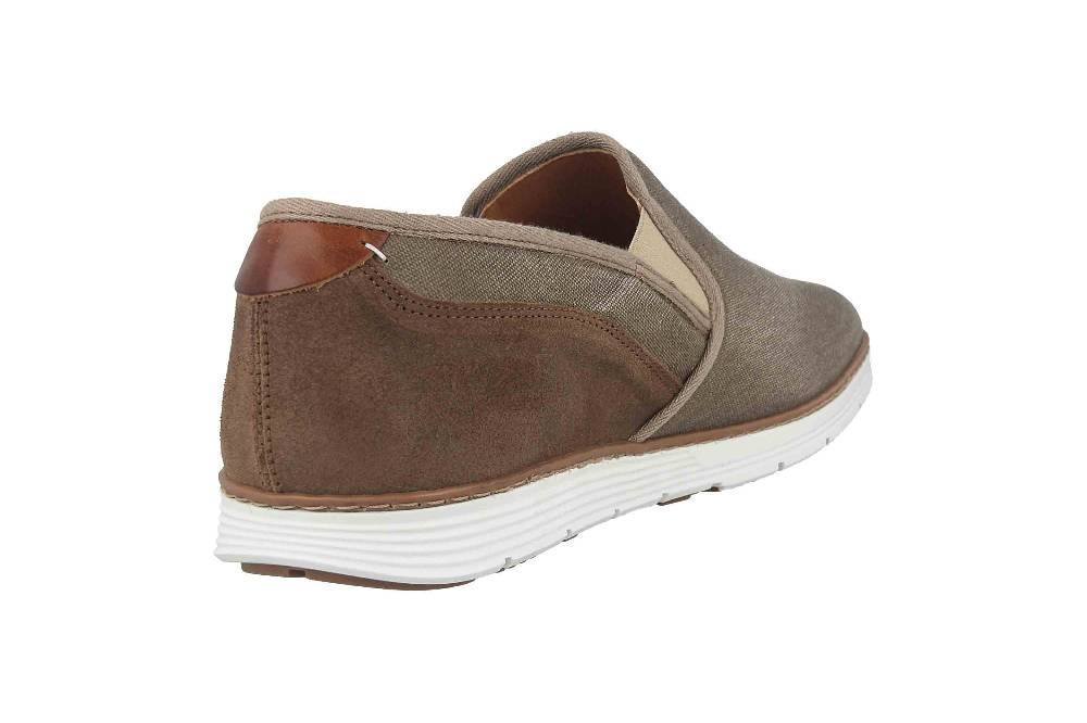 Bullboxer Slipper in Übergrößen Beige 628K16809AT858SU59 große Herrenschuhe Nur für heute