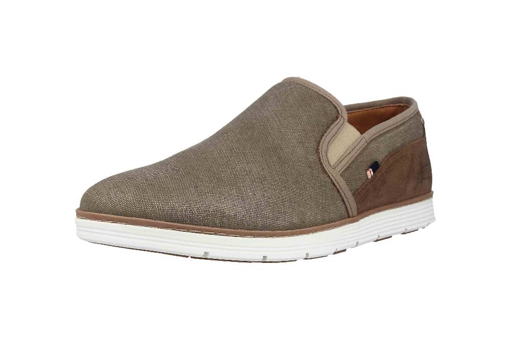 Bullboxer Slipper in Übergrößen Beige 628K16809AT858SU59 große Herrenschuhe Nur für heute