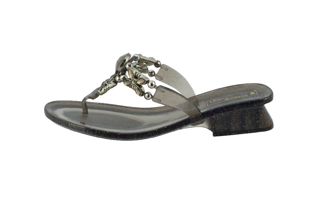 Beachandstreet Poolschuhe Pera aus transparentem Kunstoff Räumungsverkauf