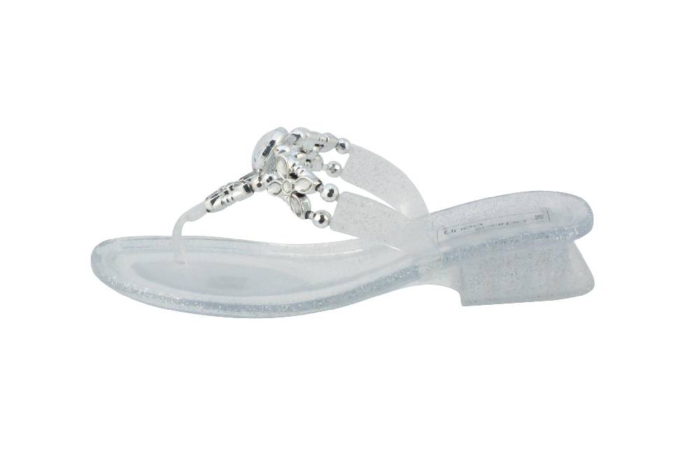 Beachandstreet Poolschuhe Pera aus transparentem Kunstoff Räumungsverkauf