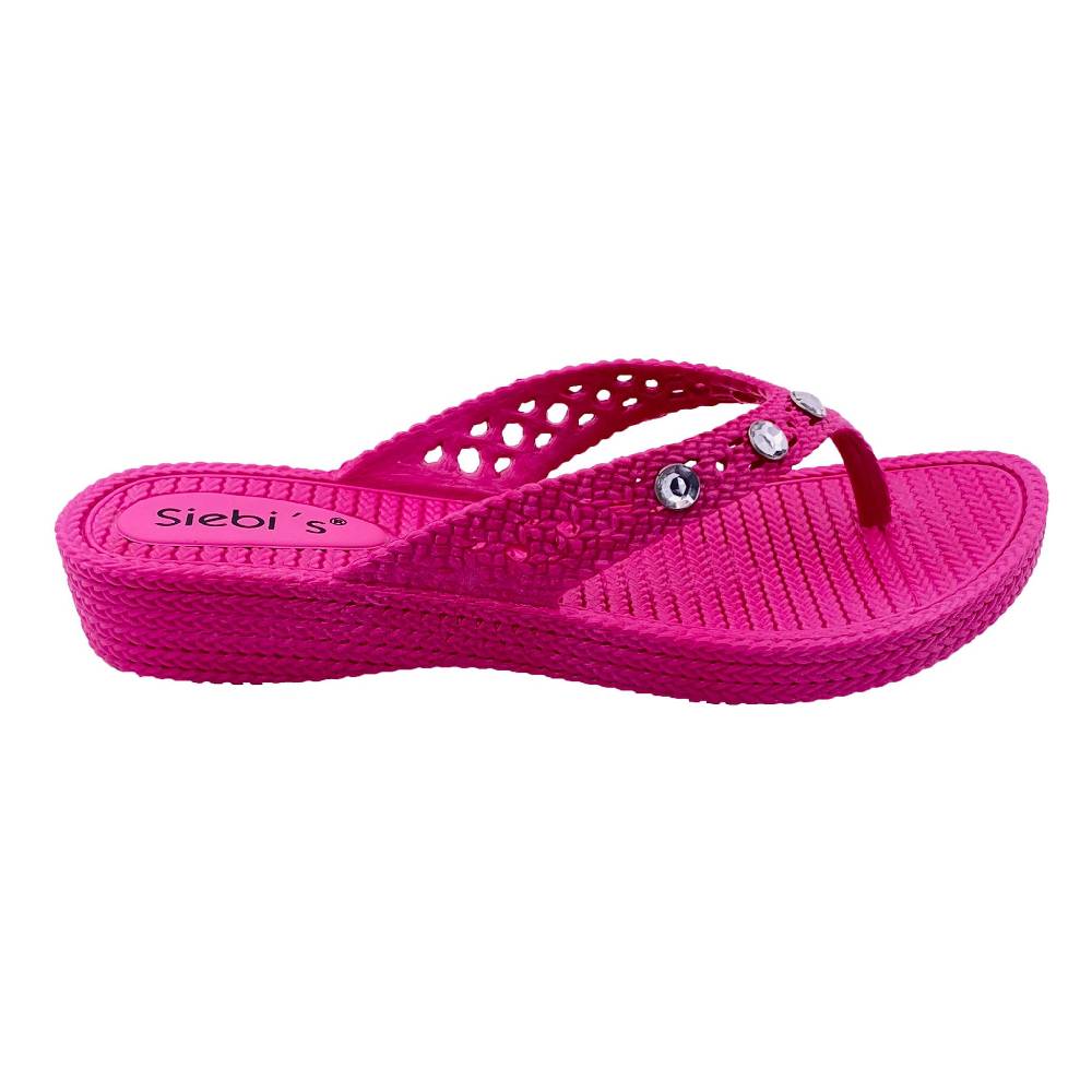 Beachandstreet Siebi's Poolschuhe Frauen - Rab - in Flechtoptik und knalligem Pink - fällt klein aus Tägliche Deals