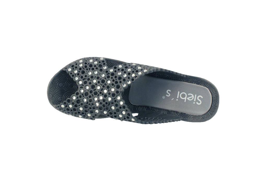 Beachandstreet Badeschuhe Damen Thira mit Strass und Keilabsatz Sonderangebote