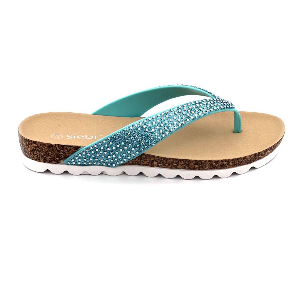 Beachandstreet Badeschuhe Damen • Tropea • Zehentrenner im eleganten Look Tiefpreis