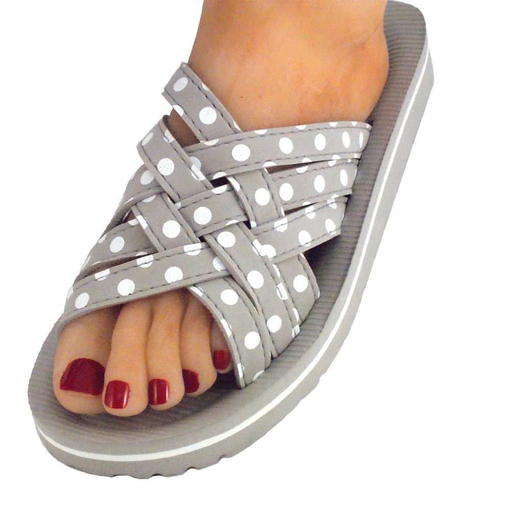 Beachandstreet Badeschuhe Damen • Beach Tupfen • sehr leicht und komfortabel • fällt klein aus Nur noch ein Tag übrig