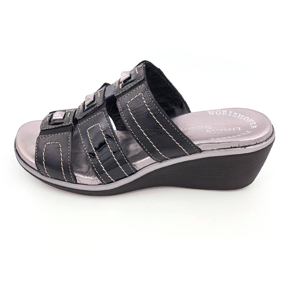 Beachandstreet Modische Fussbettsandale "Greta F" - made in Italy Fabrikladen