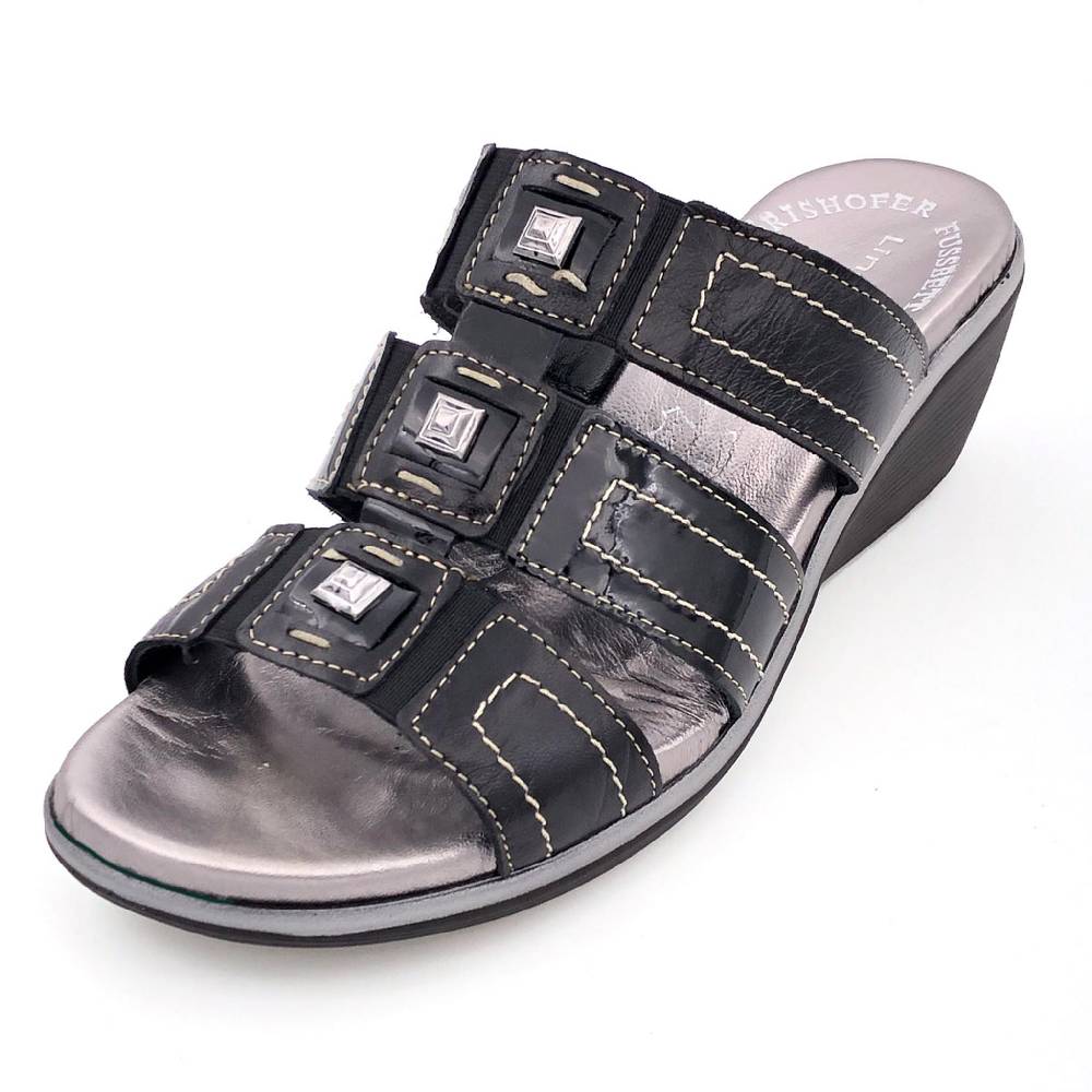 Beachandstreet Modische Fussbettsandale "Greta F" - made in Italy Fabrikladen
