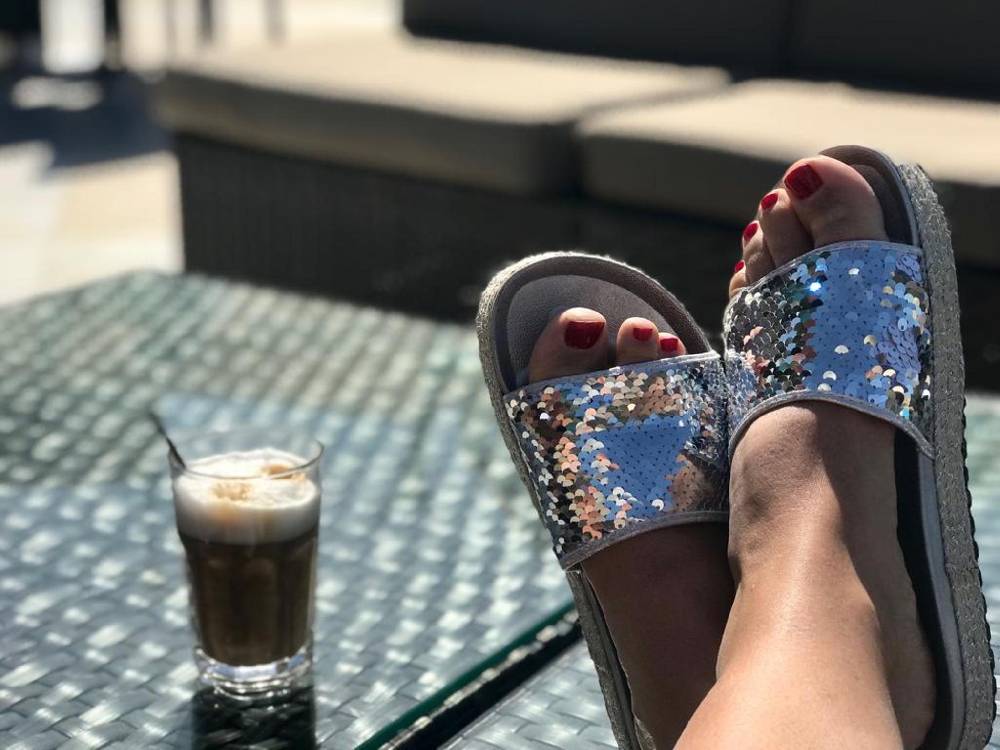 Beachandstreet Sommersandale Lucca mit Plateausohle (38 EU, schwarz) Speichern exportieren