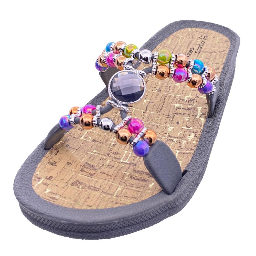 Beachandstreet Linea Scarpa Badeschuhe Damen • Syros • halluxfreundliche Badepantolette mit rutschhemmender Sohle Kostenloser Versand
