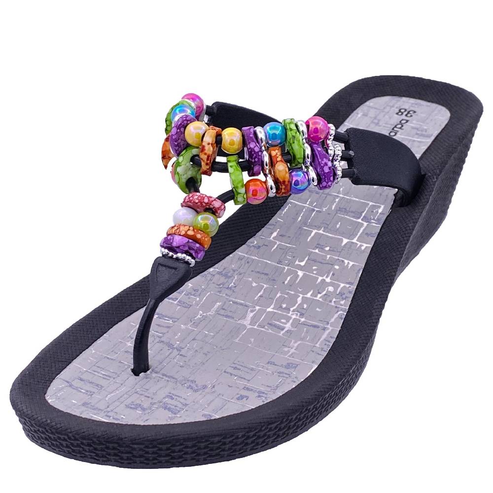 Beachandstreet Milos - Badeschuhe Zehengreifer mit Keilabsatz Fabrikpreis