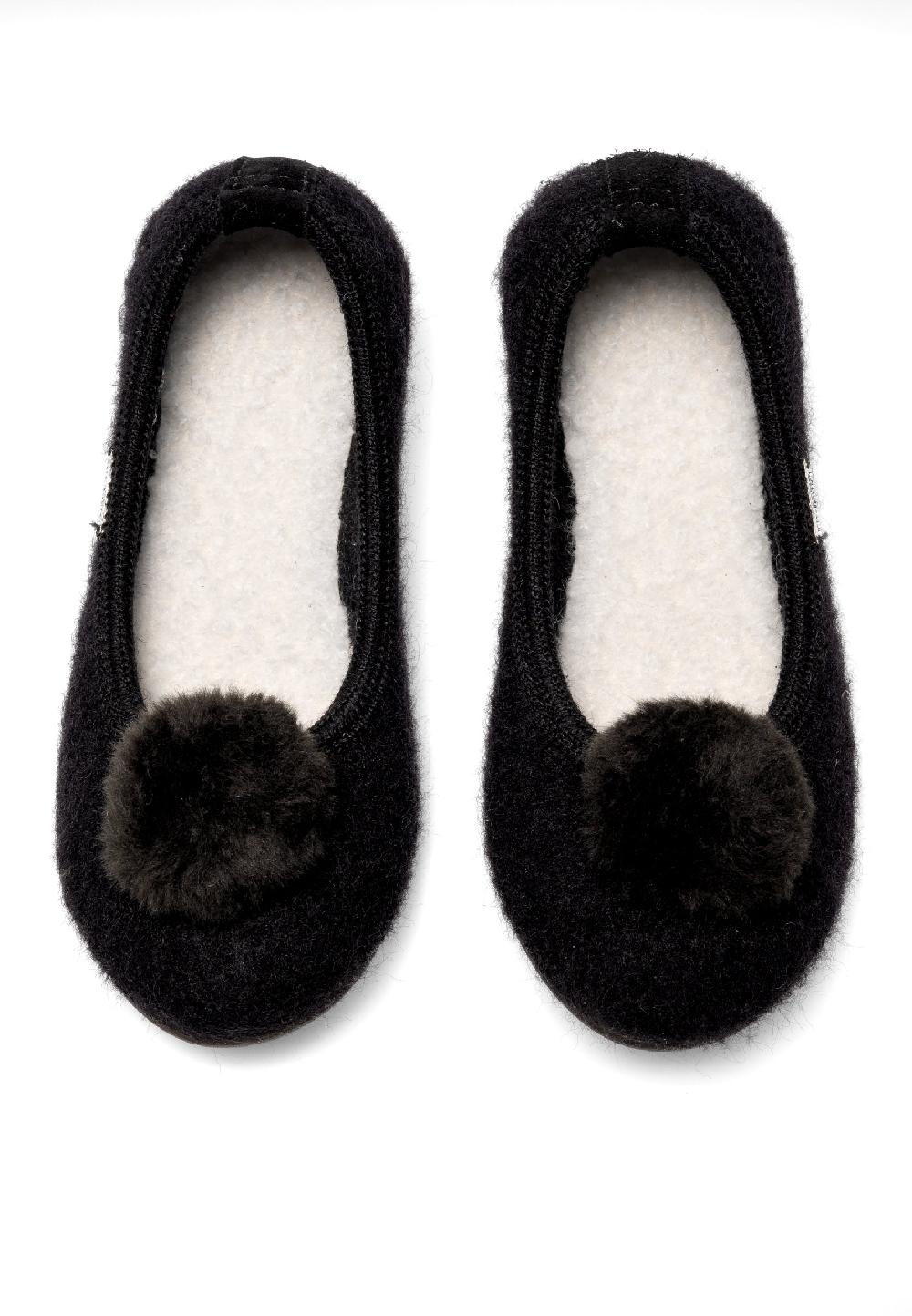 Living Kitzbühel Ballerina mit Kunstfellbommel Wochenangebot