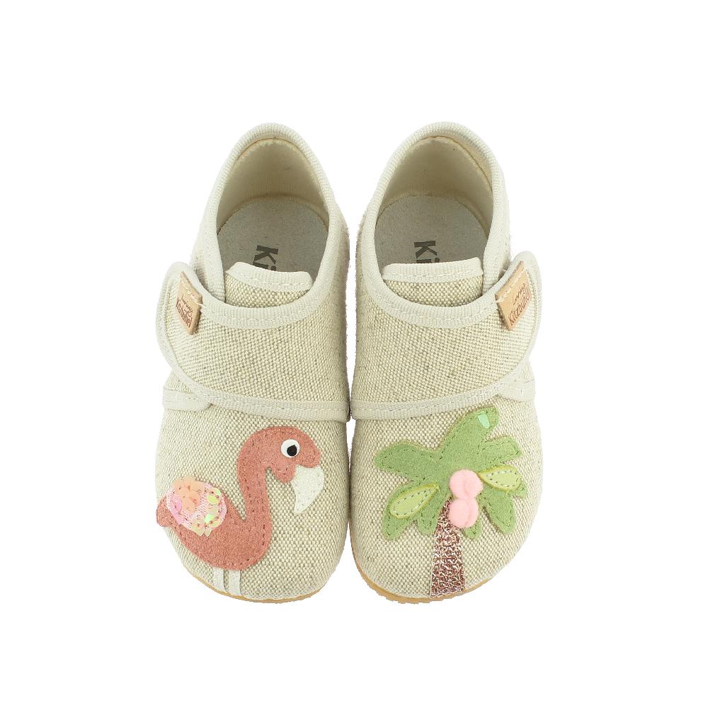 Living Kitzbühel Babyklett Flamingo mit Palme Günstiger Verkauf