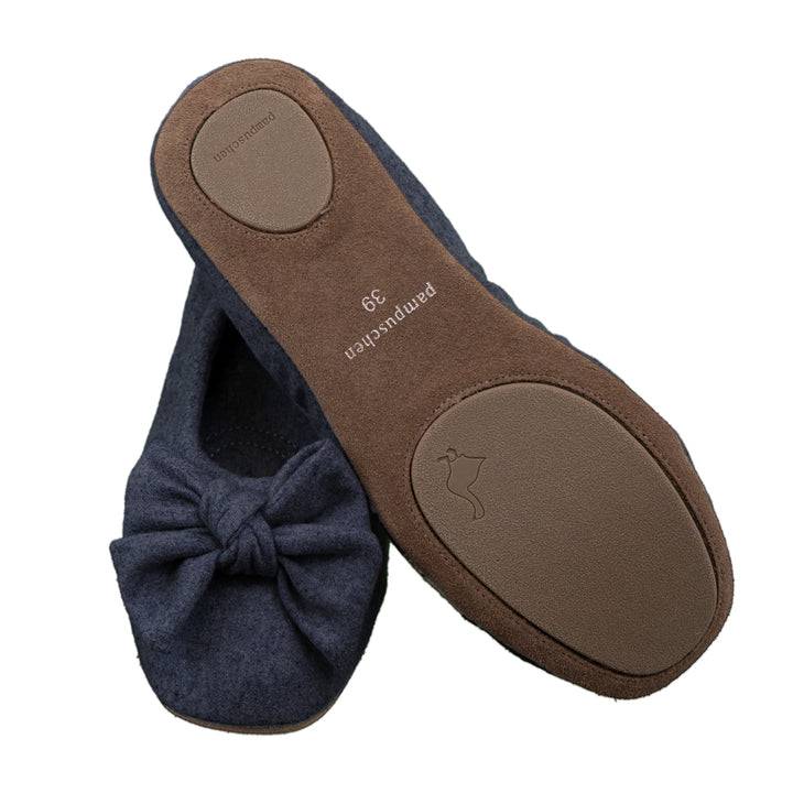 Pampuschen Daisy wool anthrazit Sonderangebote