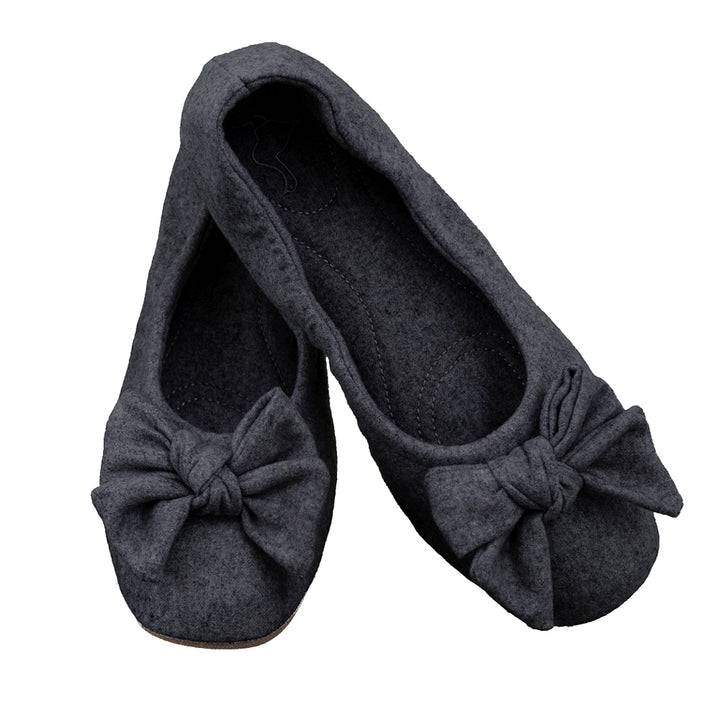 Pampuschen Daisy wool anthrazit Sonderangebote