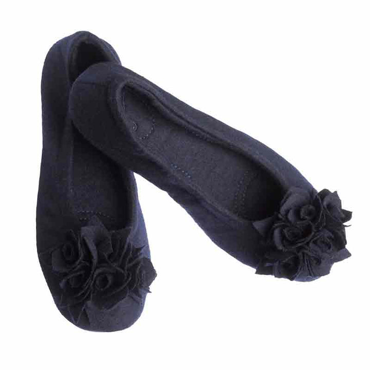 Pampuschen Grace wool dunkelblau Nur noch ein Tag übrig