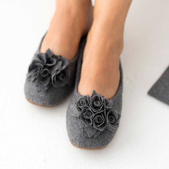 Pampuschen Grace wool kies Riesige Rabatte