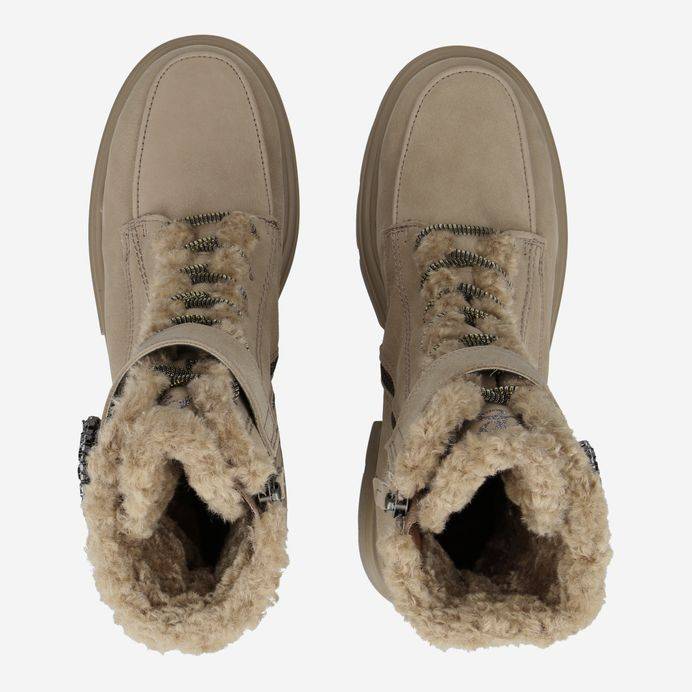 Paul Green Schnürbootie mit Warmfutter 8123-004 Kostenlose Rückgabe