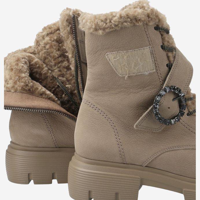 Paul Green Schnürbootie mit Warmfutter 8123-004 Kostenlose Rückgabe