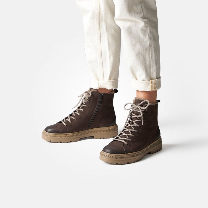 Paul Green Schnürstiefelette mit Warmfutter 5287-066 Fabrikpreis
