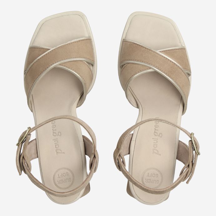 Paul Green SUPER SOFT Sandalette 6108-025 Kostenlose Rückgabe