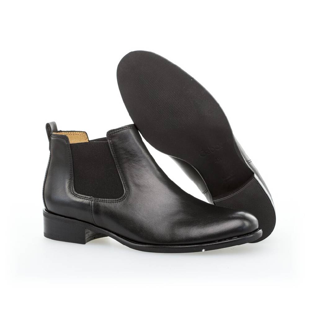Pius Gabor Chelsea Boot schwarz Sonderangebot